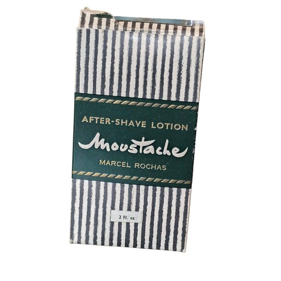 Moustache After-Shave Lotion 413 Marcel Rochas Paris 2 oz France 95% Full - Picture 4 of 11